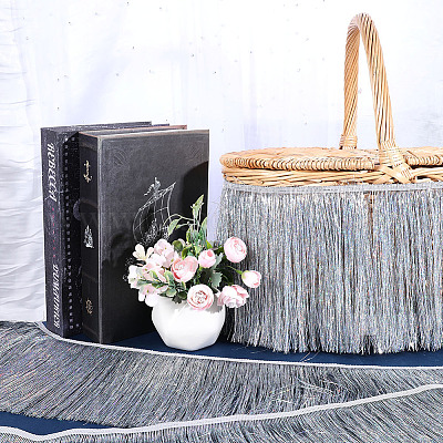 5 м отделка бахромой из полиэстера DIY-GF0007-86-1