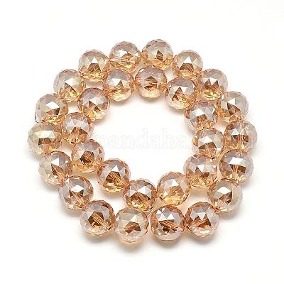 Гальванические стеклянные бусины EGLA-S137-05-1