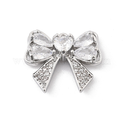 Латунные микропаве прозрачные подвески с фианитом&nbsp;LS-KK-K371-29C-P-1