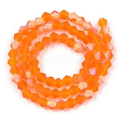 Имитируют нити бус из матового стекла из австрийского хрусталя EGLA-A039-T3mm-MB11-1