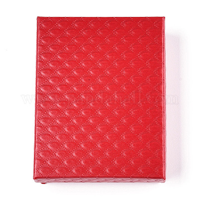 Шкатулки для драгоценностей из фактурного картона с ромбами CBOX-T006-01J-1