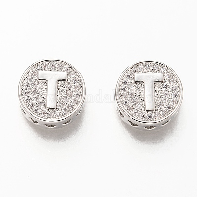 Многожильные звенья из латуни с платиновым покрытием KK-P191-01T-P-1