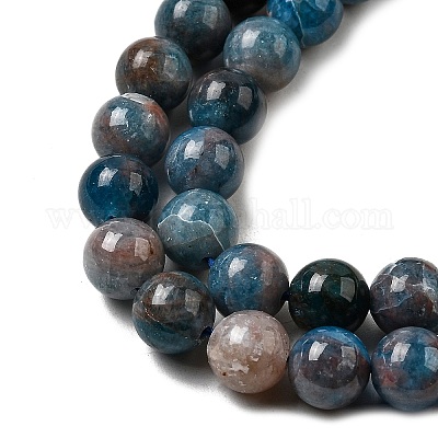 Природного апатита нитей бисера G-D340-A02-8mm-1