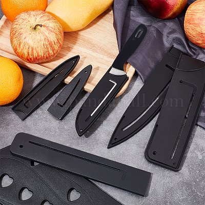 Kitchen Plastic Knife Covers Black Knife Sheath Knife Blade