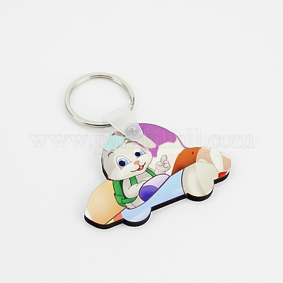 Wholesale Sublimation Double-Sided Blank MDF Keychains 