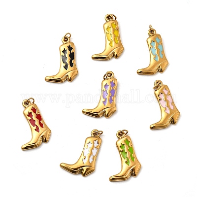 Подвески из нержавеющей стали 304 с эмалью STAS-B097-26G-02-1