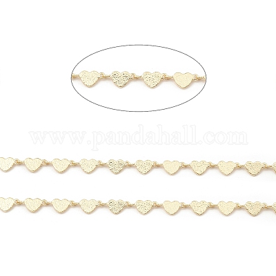 Латунные сердечные цепи CHC-M025-47G-1