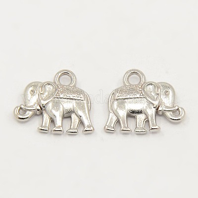 Старинные подвески слона A-PALLOY-ZN-47017-N-FF-1