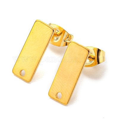 201 серьги-гвоздики из нержавеющей стали STAS-B045-17G-1