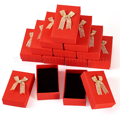 Картонные коробки для упаковки ювелирных изделий с блестками CON-TAC0008-08C-1