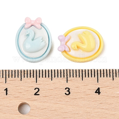 Непрозрачные кабошоны из смолы CRES-M037-08D-1