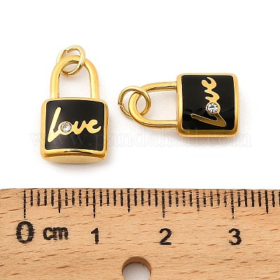 Нержавеющая сталь 304 с эмалированными подвесками из хрустальных страз STAS-G358-09G-02-1