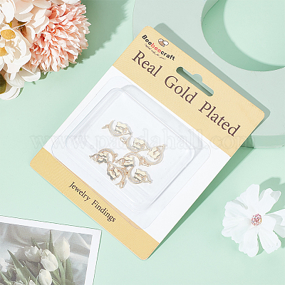 Латунные микропаве прозрачные подвески с фианитом ZIRC-BBC0002-47-1