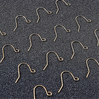 Латунные крючки для сережек KK-BC0005-09G-1