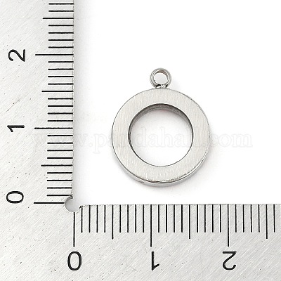 Подвески из нержавеющей стали 304 со стразами STAS-S131-04P-02-1