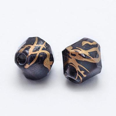 Строковые акриловые бусины&nbsp;MACR-K331-30B-1