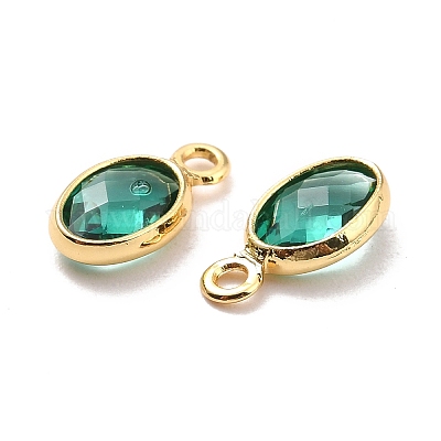 Экологически чистая латунь со стеклянными подвесками KK-K268-01R-1