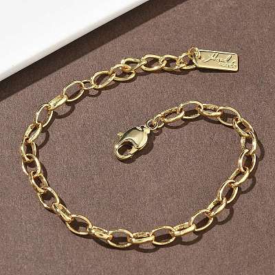 Messing ketten ketten armbänder&nbsp;KK-C251-35G-1