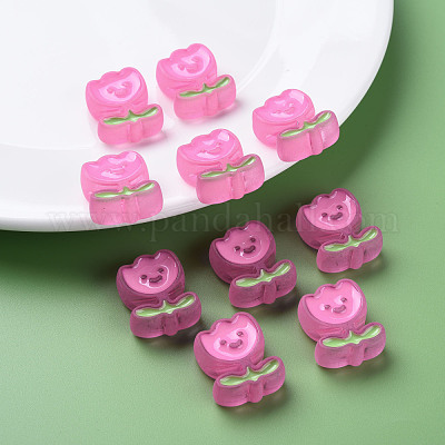 Прозрачные акриловые бусины X-MACR-S374-03B-02-1