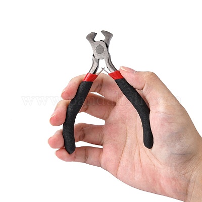 Double Nylon Pliers Nose Plier Anti Rust Easily Grip Jaw Plier Jewelry Plier for Wire Wrapping Jewelry Making Tool Beading Style C, Women's, Size: 15