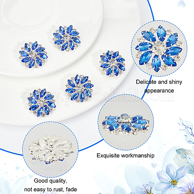 6 шт. латунные пуговицы с 1 отверстиями на ножке BUTT-FG0001-15C-1