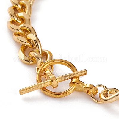 アルミツイストチェーンカーブチェーンアンクレット 合金トグル留め金