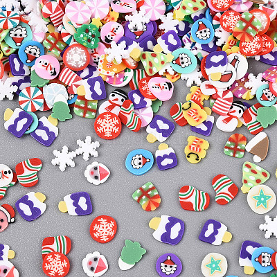 Кабошоны из полимерной глины ручной работы CLAY-N013-01B-1