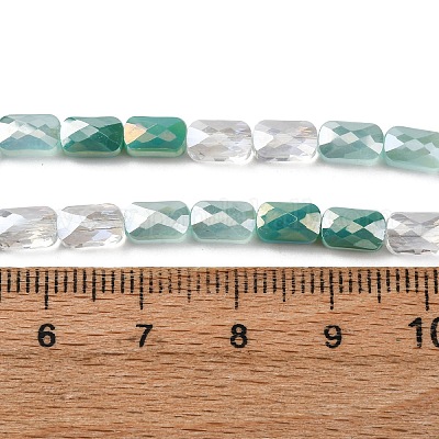 Chapelets de perles en verre électroplaqué&nbsp;EGLA-D300-05-18-1