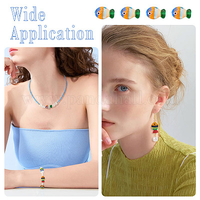 12шт ручной работы бусины лэмпворк&nbsp;LAMP-TA0001-74A-1