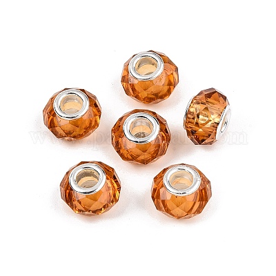 Прозрачное стекло европейские шарики GPDL-N004-D14mm-B06-1