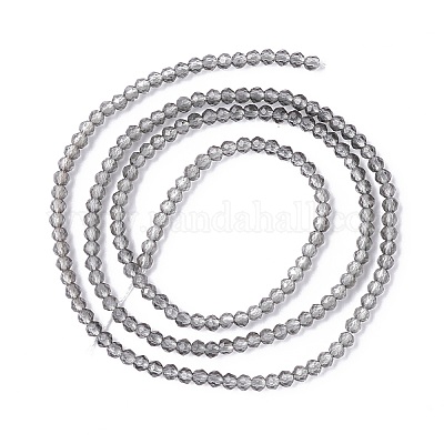 Прозрачные стеклянные бусины GLAA-C019-01A-28-1