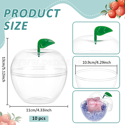 Cajas de plástico para embalar dulces con tapa&nbsp;CON-WH0112-022-1