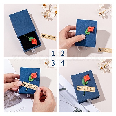 Wholesale Yilisi 200Pcs 10 Styles Paper Jewelry Display Cards 