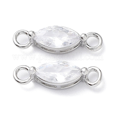 Латунные прозрачные соединители с кубическим цирконием ZIRC-G170-17P-01-1