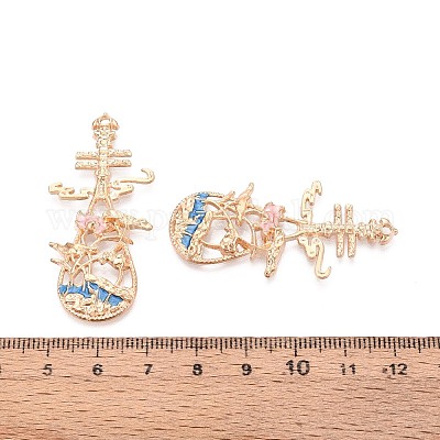 Подвески из сплава и эмали PALLOY-T092-52KCG-1