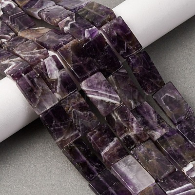 Нити бусин из натурального лавандового аметиста G-K153-M05-1