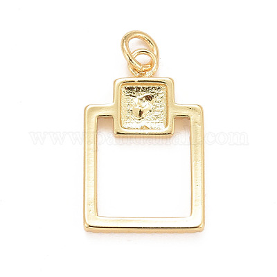 Кулоны из экологически чистой латуни с микропаве и кубическим цирконием KK-M225-05G-1