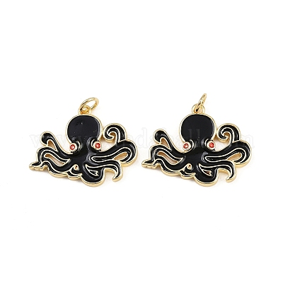 Латунь эмаль подвески KK-L240-01G-B02-1