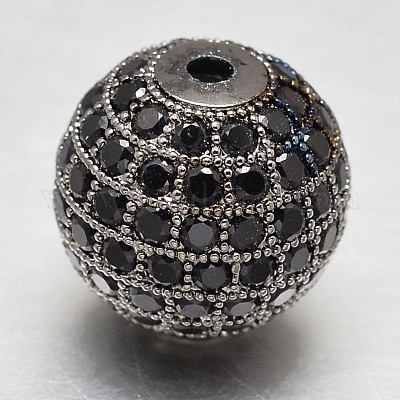 Cubic Zirconia 8X8mm Round Disc Charm,CZ Micro Pave Disc Charm,Pave Coin Charm,Micro Pave Gunmetal Disc Charm CP200