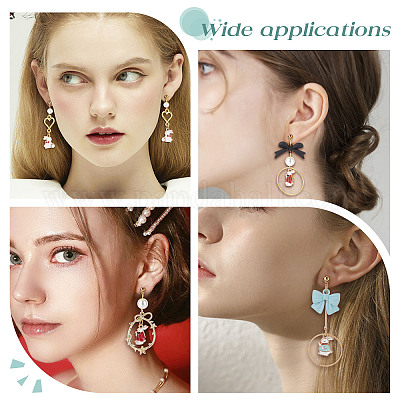 Набор для самостоятельного изготовления сережек в виде пасхального кролика DIY-SC0021-22-1