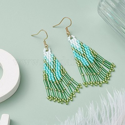 3 пара сережек-подвесок в стиле бохо из нержавеющей стали 304 EJEW-MZ00264-03-1