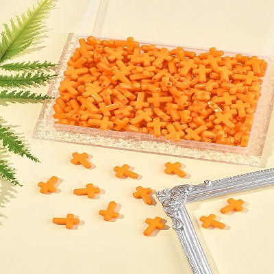 200 шт. Непрозрачные акриловые бусины SACR-FS0001-39A-1