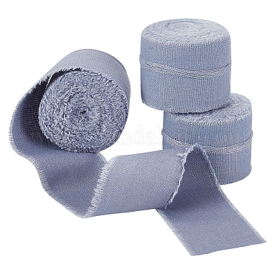 Хлопковая лента в деревенском стиле с бахромой по краю OCOR-WH0071-029BC-1