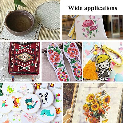 11ctクロスステッチ生地シート 布刺繍生地 衣類工芸品を作るため 鉄
