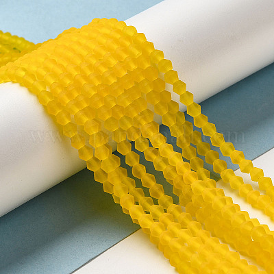 Имитировать нити бус из матового стекла из австрийского хрусталя EGLA-A039-T6mm-MD22-1