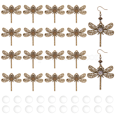 Набор для изготовления кулона с пустым куполом своими руками DIY-PH0022-32-1