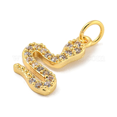 Покрытие стойки латунь микропаве прозрачные подвески из кубического циркония KK-B093-02F-G-1