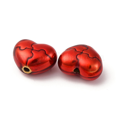 Эмалированные бусины из нержавеющей стали 304 STAS-Q363-05A-G-1