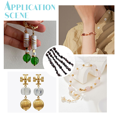 2 нити натуральных гранатовых бусин нити G-NB0004-26-1