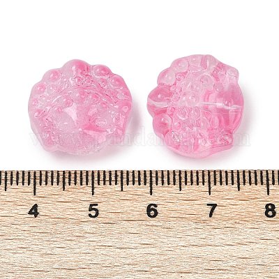 Прозрачные стеклянные бусины DGLA-E004-11E-1